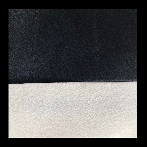 Vince Camuto wrap style short skirt cream black size 6 - Picture 4 of 4